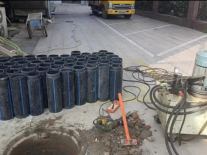 铜山PE置换管厂家 DN315置换管 非开挖管短管置换